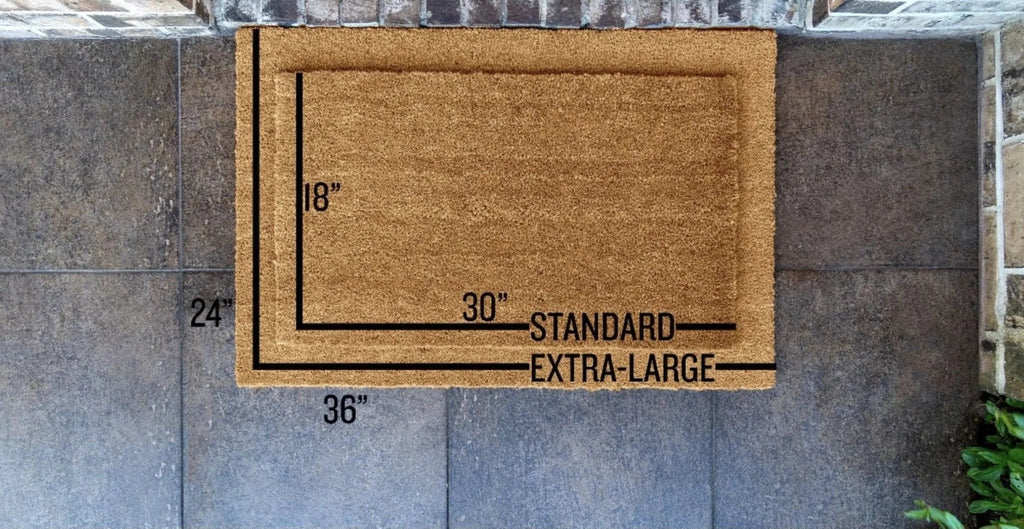 Caution Sleeping Baby Doormat